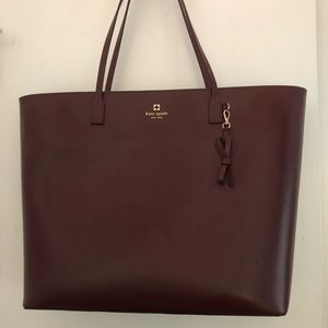 Kate Spade wine colored tote